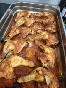 cuisse de poulet en sauce - restaurant saint nazaire - ca mijote et compagnie
